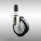 Service Caster 4 Inch 316SS Black Polyurethane Wheel Swivel 1-1/4 Inch Expanding Stem Caster SCC-SS316EX20S414-PPUB-BLK-114 - alternate 1